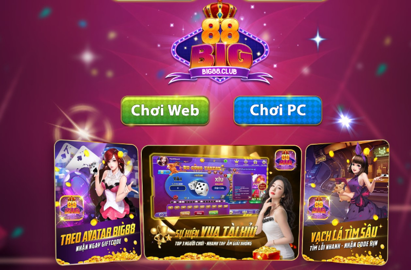 Big88 mang đến cho anh em một sân chơi hoành tráng