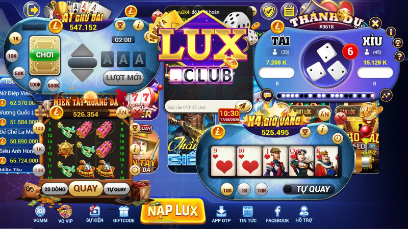 Tốc độ nạp đồng Lux được thực hiện nhanh chóng với 4 hình thức