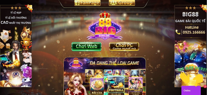 Ưu đãi ngập tràn tại Big88