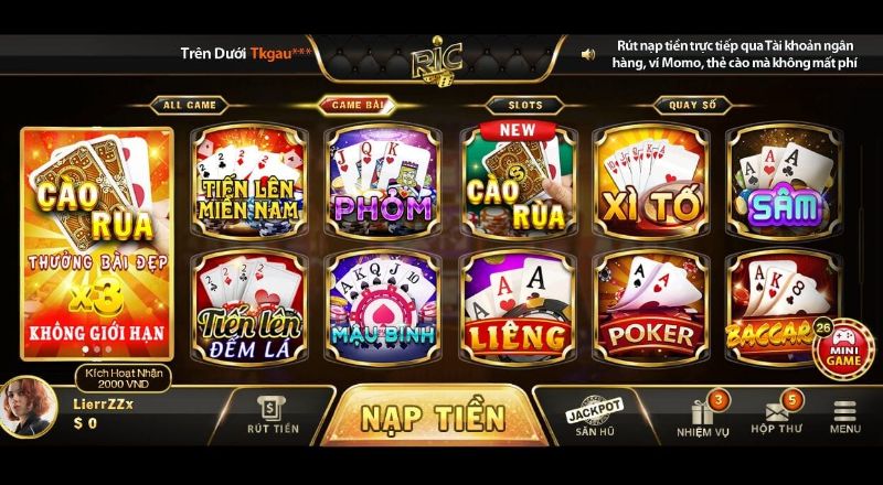 Kho game hấp dẫn độc nhất vô nhị