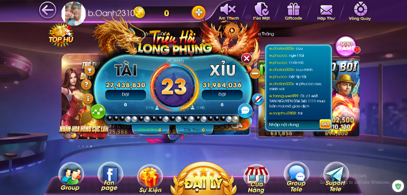 Nạp tiền để có thể chơi game nhanh chóng