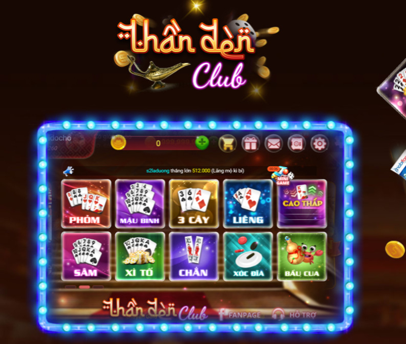 Thần đèn là cổng game được đông đảo người hâm mộ tham gia