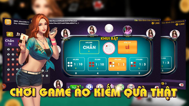 Chơi game ảo kiếm tiền thật với các giao