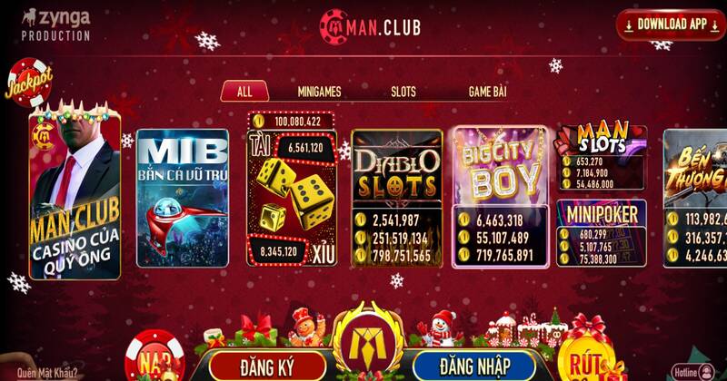 Ưu điểm tại cổng game Man Club