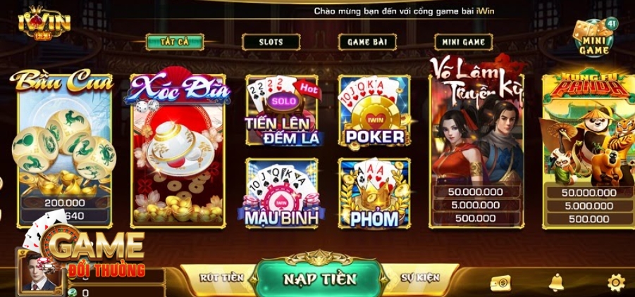 Cổng game bài đổi thưởng Iwin, thời thượng bậc nhất